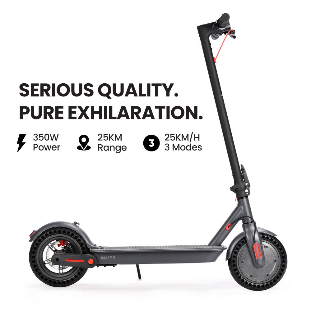 ALPHA Urban 8 Electric Scooter, Suspension, 25km Range, 8.5-Inch Wheels, Brushless Motor, Motorised Commuter V219-TRNESCALA4GA