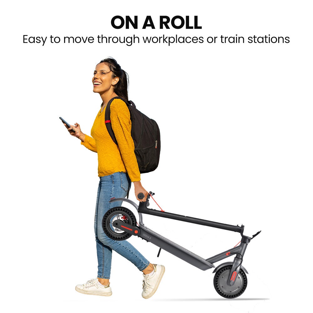 ALPHA Urban 8 Electric Scooter, Suspension, 25km Range, 8.5-Inch Wheels, Brushless Motor, Motorised Commuter V219-TRNESCALA4GA