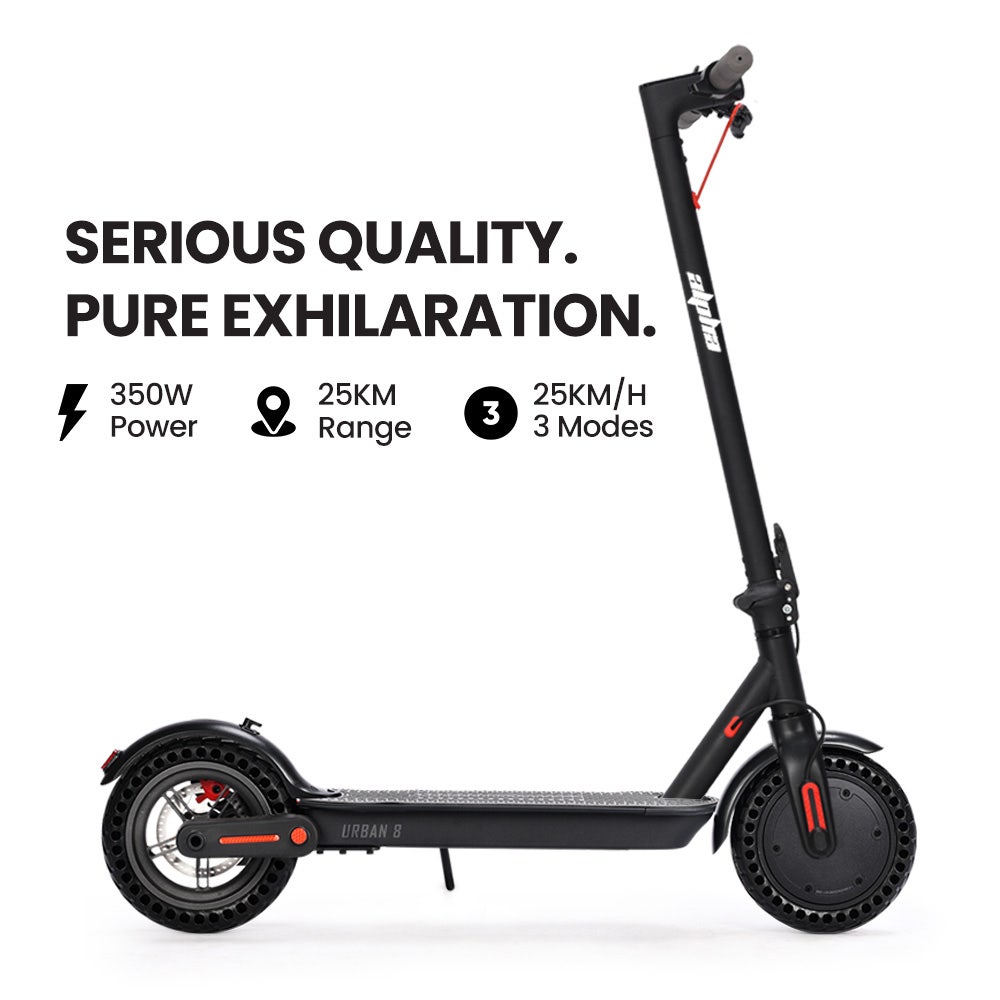 ALPHA Urban 8 Electric Scooter, Suspension, 25km Range, 8.5-Inch Wheels, Brushless Motor, Motorised Commuter V219-TRNESCALA4KA