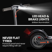 ALPHA Urban 8 Electric Scooter, Suspension, 25km Range, 8.5-Inch Wheels, Brushless Motor, Motorised Commuter V219-TRNESCALA4KA
