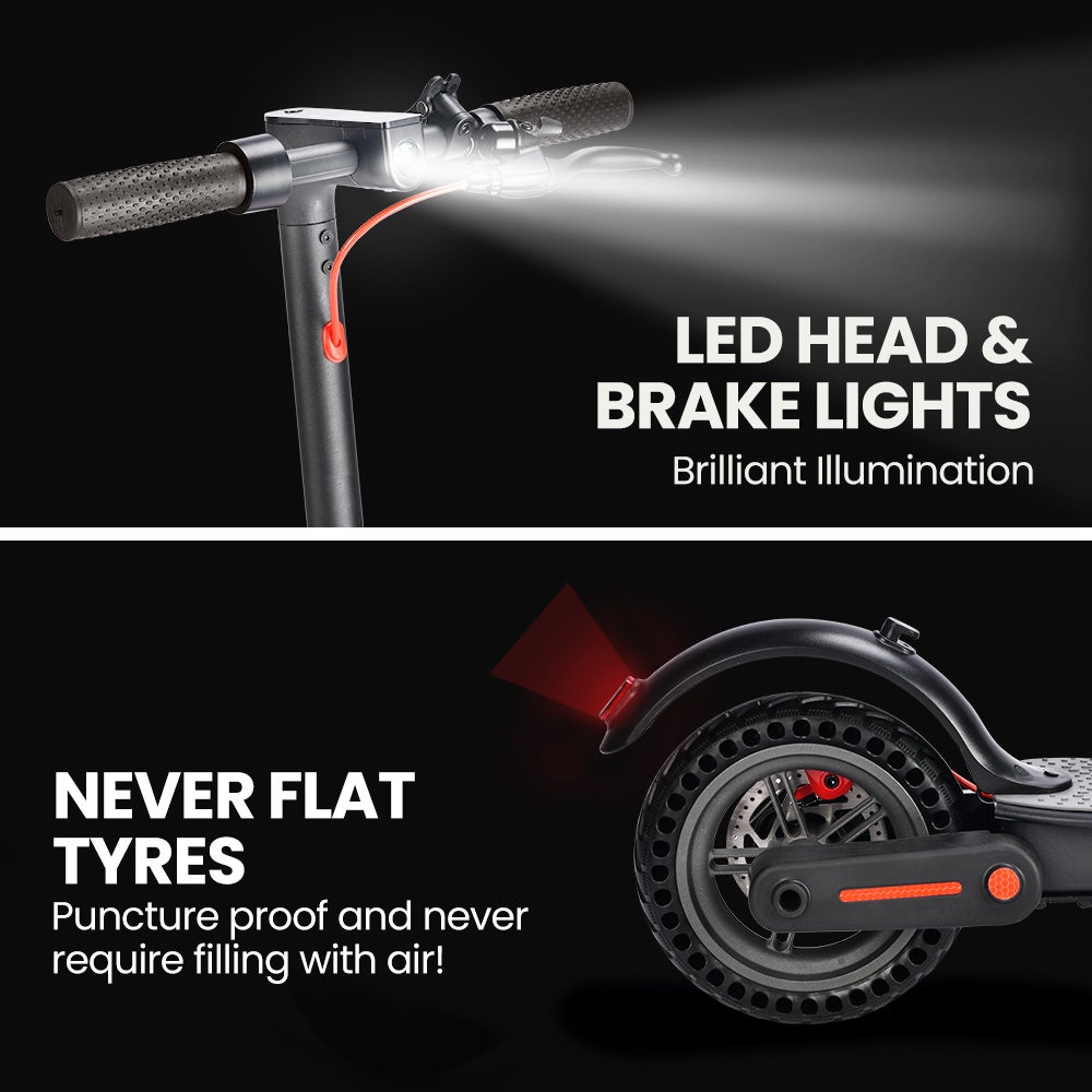 ALPHA Urban 8 Electric Scooter, Suspension, 25km Range, 8.5-Inch Wheels, Brushless Motor, Motorised Commuter V219-TRNESCALA4KA
