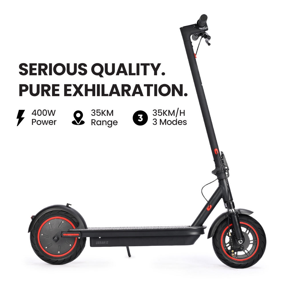 ALPHA Urban 10 Electric Scooter, 35km/h, Suspension, 35km Range, 10-Inch Wheels, Brushless Motor, Free APP, V219-TRNESCALA6KA