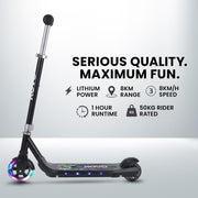 ROVO KIDS WhizKid Electric Scooter, Ages 5-11, Adjustable Height, AU Compliant, Lithium Battery, Brushless V219-TRNESCRVB1BA