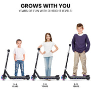 ROVO KIDS WhizKid Electric Scooter, Ages 5-11, Adjustable Height, AU Compliant, Lithium Battery, Brushless V219-TRNESCRVB1BA