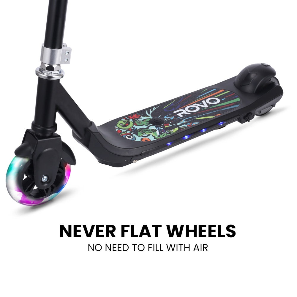 ROVO KIDS WhizKid Electric Scooter, Ages 5-11, Adjustable Height, AU Compliant, Lithium Battery, Brushless V219-TRNESCRVB1BA