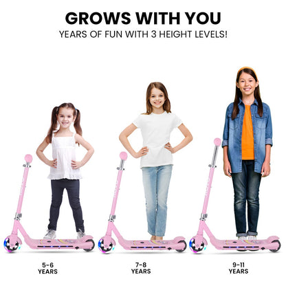 ROVO KIDS WhizKid Electric Scooter, Ages 5-11, Adjustable Height, AU Compliant, Lithium Battery, Brushless V219-TRNESCRVG1PA