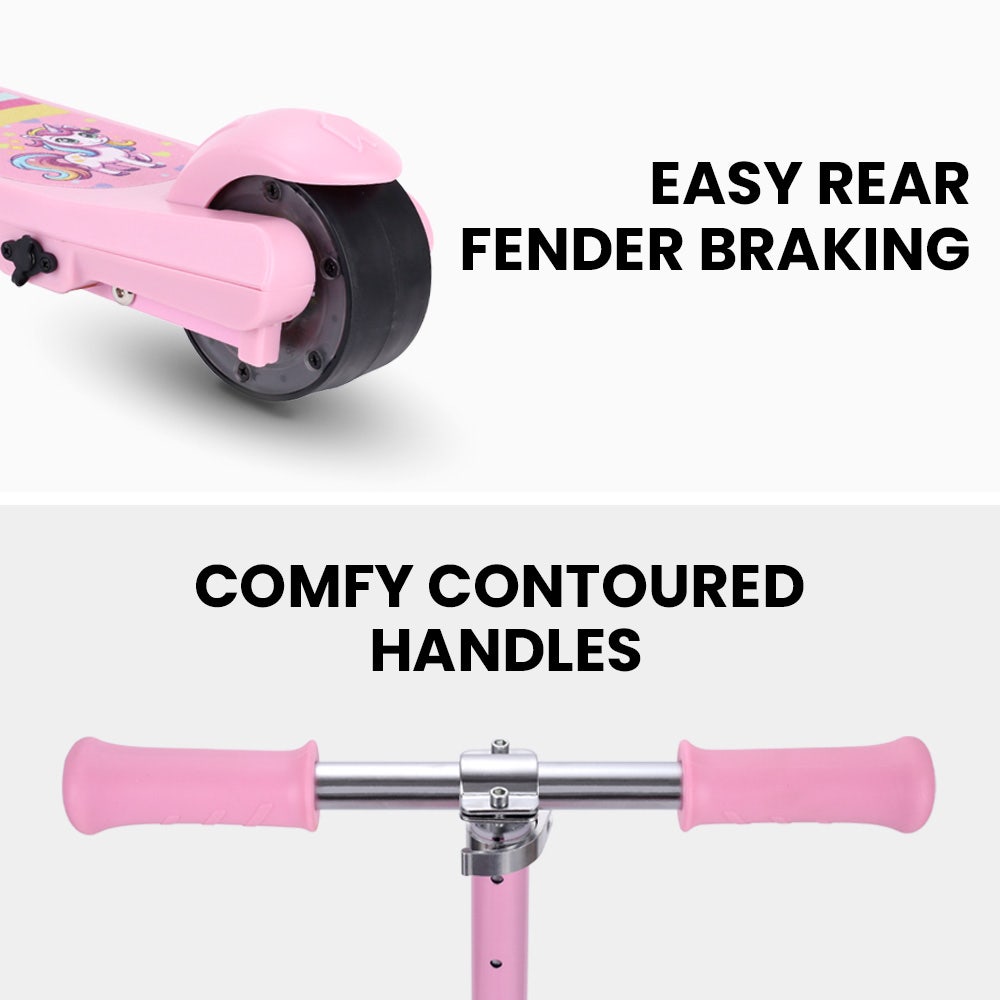 ROVO KIDS WhizKid Electric Scooter, Ages 5-11, Adjustable Height, AU Compliant, Lithium Battery, Brushless V219-TRNESCRVG1PA
