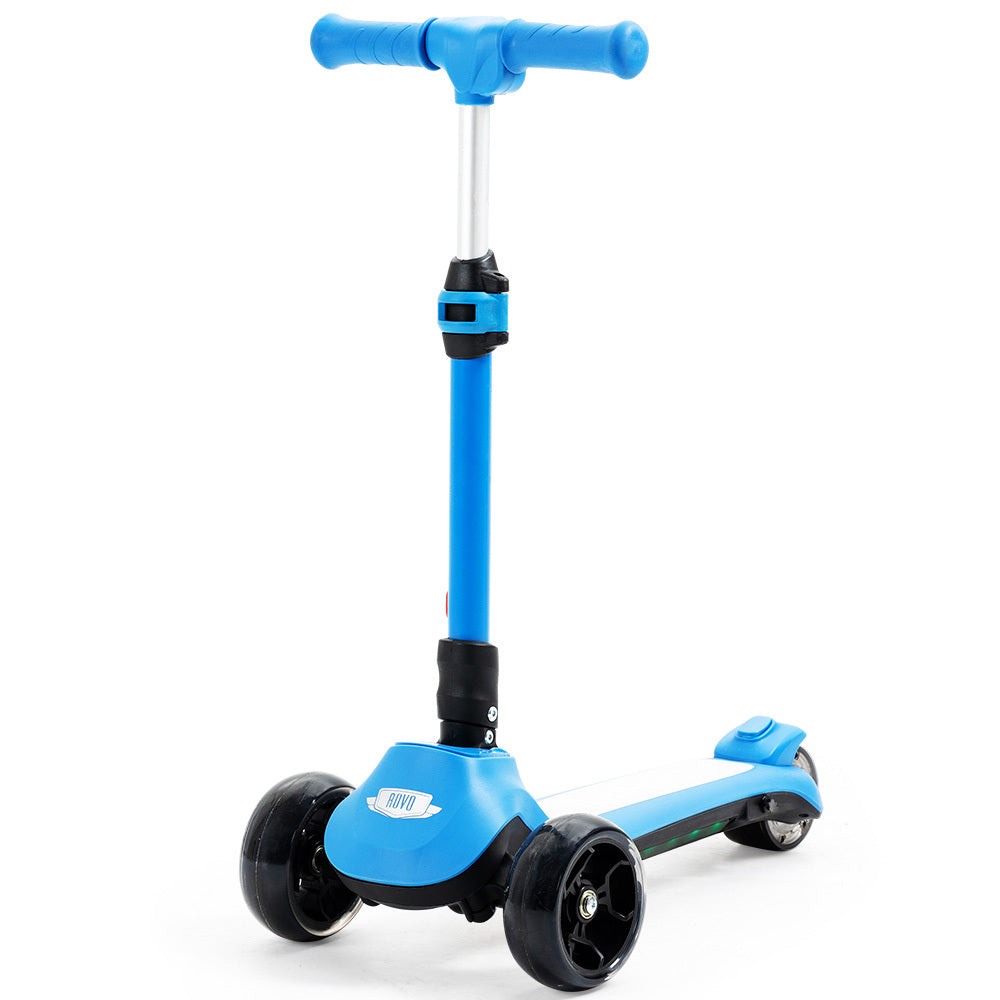 ROVO KIDS 3-Wheel Electric Scooter , Ages 3-8, Adjustable Height, AU Compliant, Lithium Battery, Blue V219-TRNESCRVM1BA