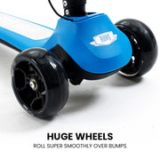 ROVO KIDS 3-Wheel Electric Scooter , Ages 3-8, Adjustable Height, AU Compliant, Lithium Battery, Blue V219-TRNESCRVM1BA