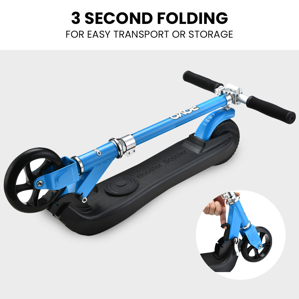 ROVO KIDS Electric Scooter Lithium Ride-On Foldable E-Scooter 125W Rechargeable, Blue V219-TRNESCRVM2BA