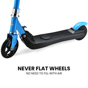 ROVO KIDS Electric Scooter Lithium Ride-On Foldable E-Scooter 125W Rechargeable, Blue V219-TRNESCRVM2BA