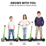 ROVO KIDS Electric Scooter Lithium Ride-On Foldable E-Scooter 125W Rechargeable, Green V219-TRNESCRVM2KA