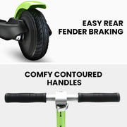 ROVO KIDS Electric Scooter Lithium Ride-On Foldable E-Scooter 125W Rechargeable, Green V219-TRNESCRVM2KA