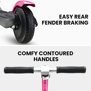 ROVO KIDS Electric Scooter Lithium Ride-On Foldable E-Scooter 125W Rechargeable, Pink V219-TRNESCRVM2PA