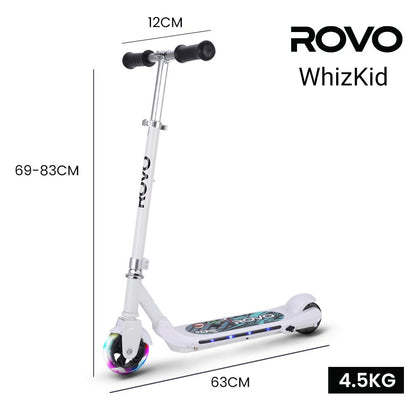 ROVO KIDS WhizKid Electric Scooter, Ages 5-11, Adjustable Height, AU Compliant, Lithium Battery, Brushless V219-TRNESCRVU1WA