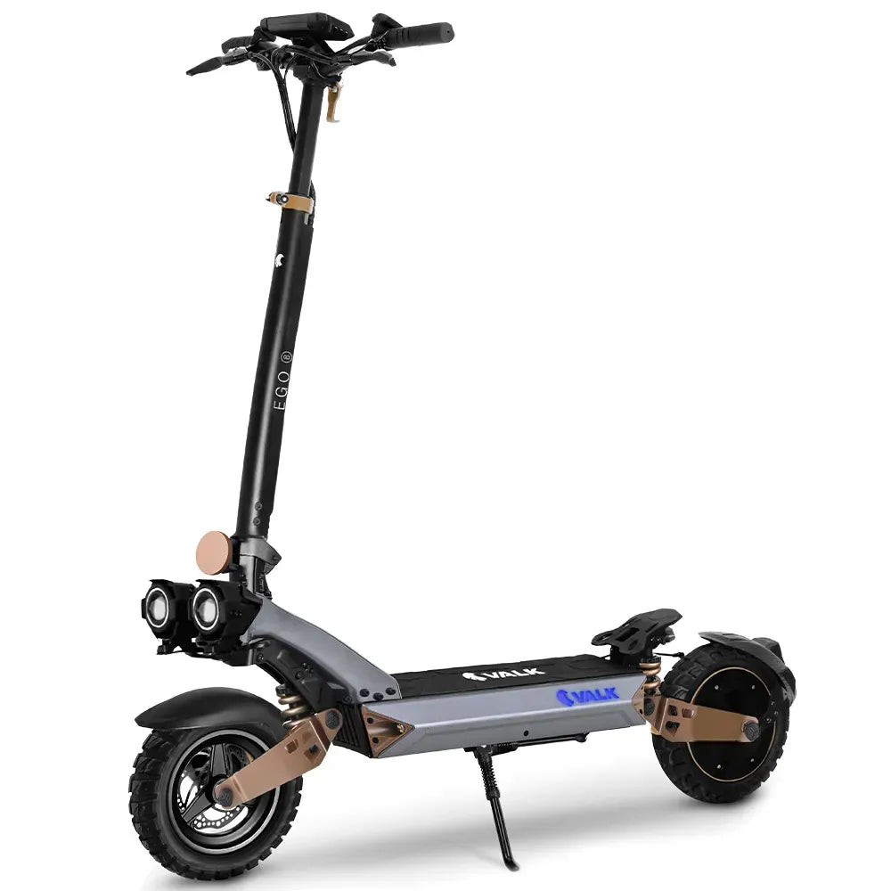 VALK Ego 8 Electric Scooter, Powerful, AU Compliant, 48V 13Ah, 55km Max Range, eScooter for Adults, Foldable, V219-TRNESCVAE8BA