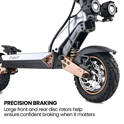 VALK Ego 8 Electric Scooter, Powerful, AU Compliant, 48V 13Ah, 55km Max Range, eScooter for Adults, Foldable, V219-TRNESCVAE8BA