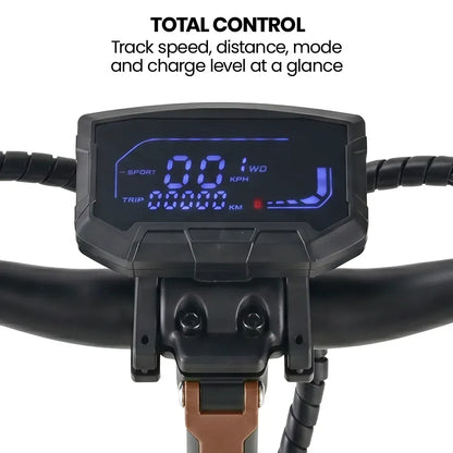 VALK Ego 8 Electric Scooter, Powerful, AU Compliant, 48V 13Ah, 55km Max Range, eScooter for Adults, Foldable, V219-TRNESCVAE8BA
