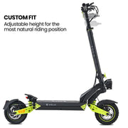 VALK Ego 8 Electric Scooter, 45km/h Max, AU Compliant, 48V 13Ah, Up to 55km Range, eScooter for Adults, V219-TRNESCVAE8GA