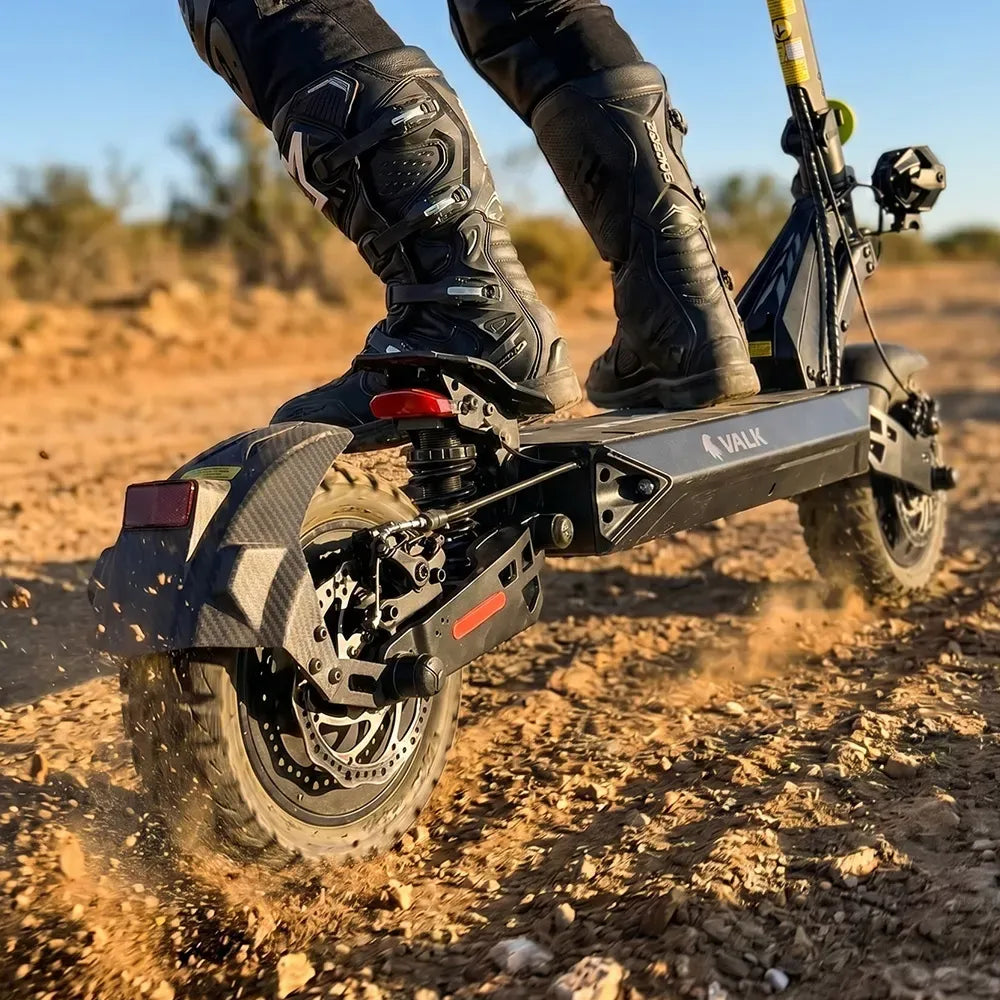 VALK Ego 8 Electric Scooter, 500W, AU Compliant, 48V 13Ah, 55km Max Range, eScooter for Adults, Foldable, Off V219-TRNESCVAE8KA