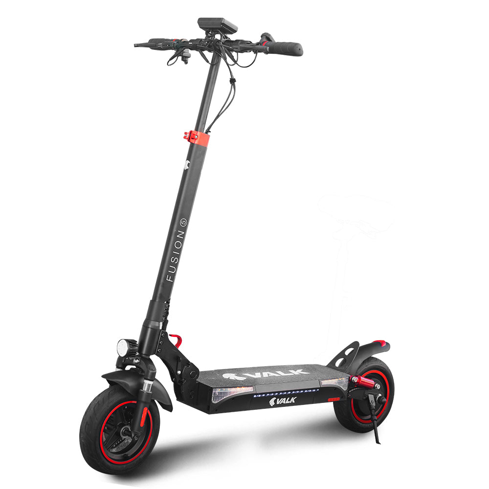 VALK Fusion 5 Electric Scooter, 500W, AU Compliant, 48V 13Ah Lithium, 50km Range, 40km/h, Quad Shocks, 10 V219-TRNESCVAF5NA