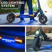 VALK Fusion 5 Electric Scooter, 500W, AU Compliant, 48V 13Ah Lithium, 50km Range, 40km/h, Quad Shocks, 10 V219-TRNESCVAF5NA