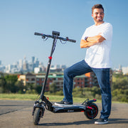 VALK Fusion 5 Electric Scooter, 500W, AU Compliant, 48V 13Ah Lithium, 50km Range, 40km/h, Quad Shocks, 10 V219-TRNESCVAF5NA