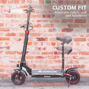 VALK Fusion 7 Electric Scooter, 800W, AU Compliant, with Seat Option, 48V 13Ah Lithium, 50km Range, Quad V219-TRNESCVAF7SA