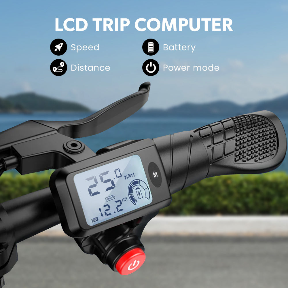 VALK Electric Scooter with Seat, 30km Range, AU Compliant, Disc brakes, 14" Tyres, for Adults, Teens, Commuter V219-TRNESCVAM6KA