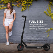 VALK Synergy 5 Electric Scooter, 400W, AU Compliant, Motorised eScooter for Adults, Black V219-TRNESCVAS5K