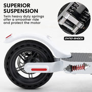 VALK Synergy 5 Electric Scooter, 400W, AU Compliant, Motorised eScooter for Adults, White V219-TRNESCVAS5W