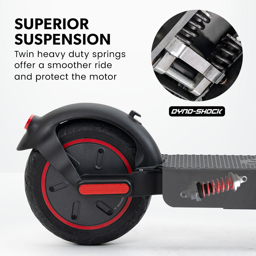 VALK Synergy 7 Electric Scooter, 500W 15Ah, AU Compliant, Motorised eScooter for Adults, Black/Red V219-TRNESCVAS7R