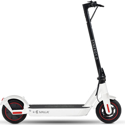 VALK Synergy 7 Electric Scooter, 500W 15Ah, AU Compliant, Motorised eScooter for Adults, White V219-TRNESCVAS7WA