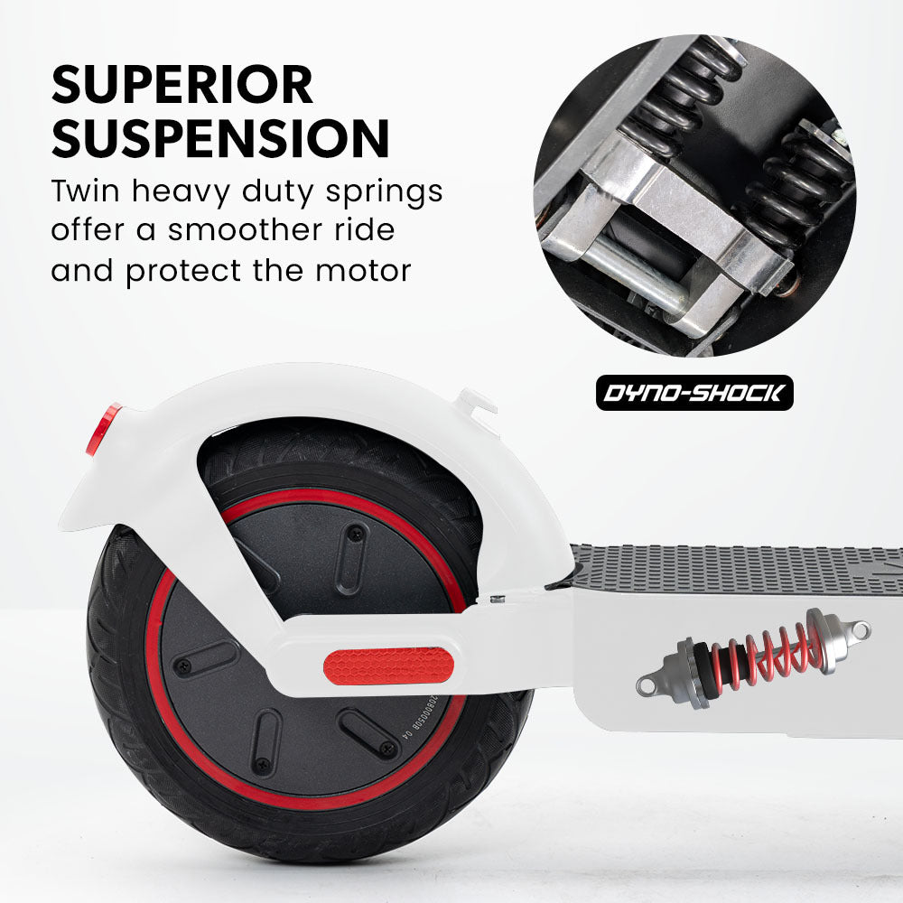 VALK Synergy 7 Electric Scooter, 500W 15Ah, AU Compliant, Motorised eScooter for Adults, White V219-TRNESCVAS7WA