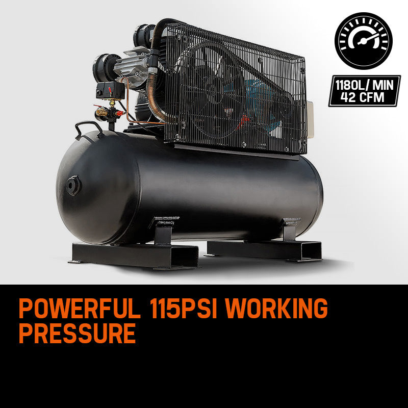 UNIMAC 115PSI 150L 7.5kW Industrial Electric Air Compressor, 20A 415V 3-Phase V219-UMACTL05A