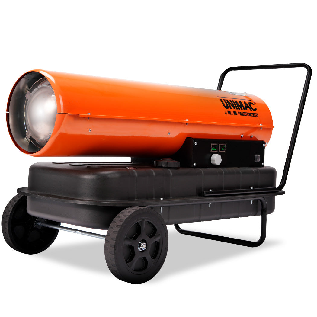 UNIMAC 50KW Portable Industrial Diesel Direct Forced Air Space Heater, Commercial Grade for Warehouse V219-UMDHVP05A