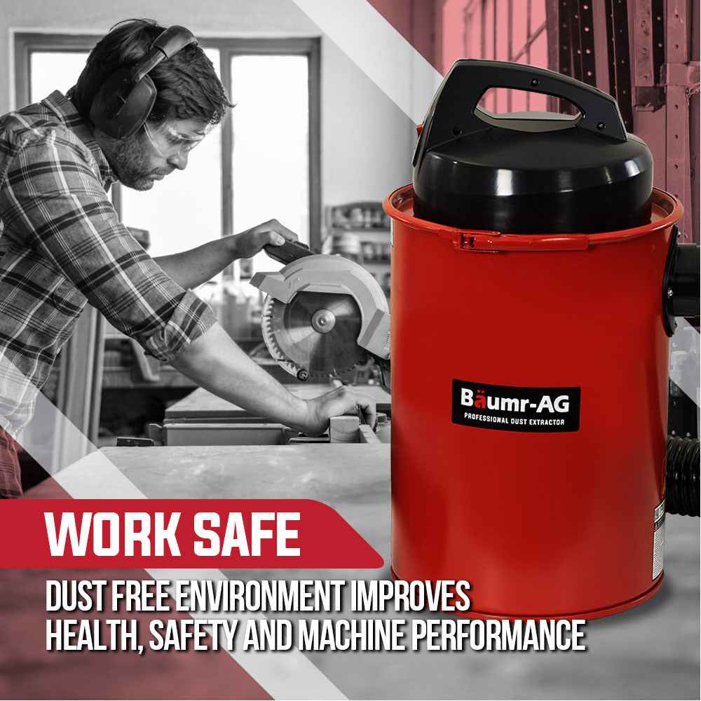 Baumr-AG Dust Collector Extractor Woodworking Portable Vacuum Catcher Saw V219-VACDSTUMCADD5