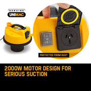 UNIMAC 30L Wet and Dry Vacuum Cleaner Blower Bagless 2000W Drywall Vac V219-VACWDB30LUMCADJE