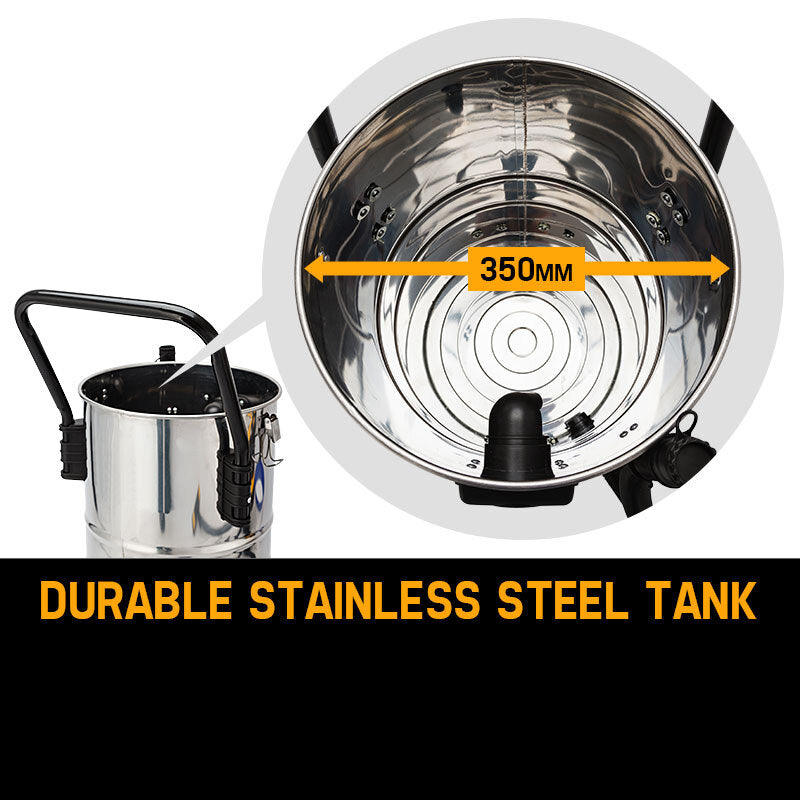 UNIMAC 60L Wet and Dry Vacuum Cleaner Bagless Industrial Grade Drywall Vac V219-VACWDV60LUMCADJE