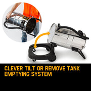 UNIMAC 60L Wet and Dry Vacuum Cleaner Bagless Industrial Grade Drywall Vac V219-VACWDV60LUMCADJE