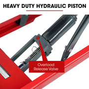 T-REX 300KG Hydraulic High Lift Double Scissor Trolley, 1.3M Max Platform Hgt, Heavy-Duty, for Material V219-VHWLFCTRH3HA
