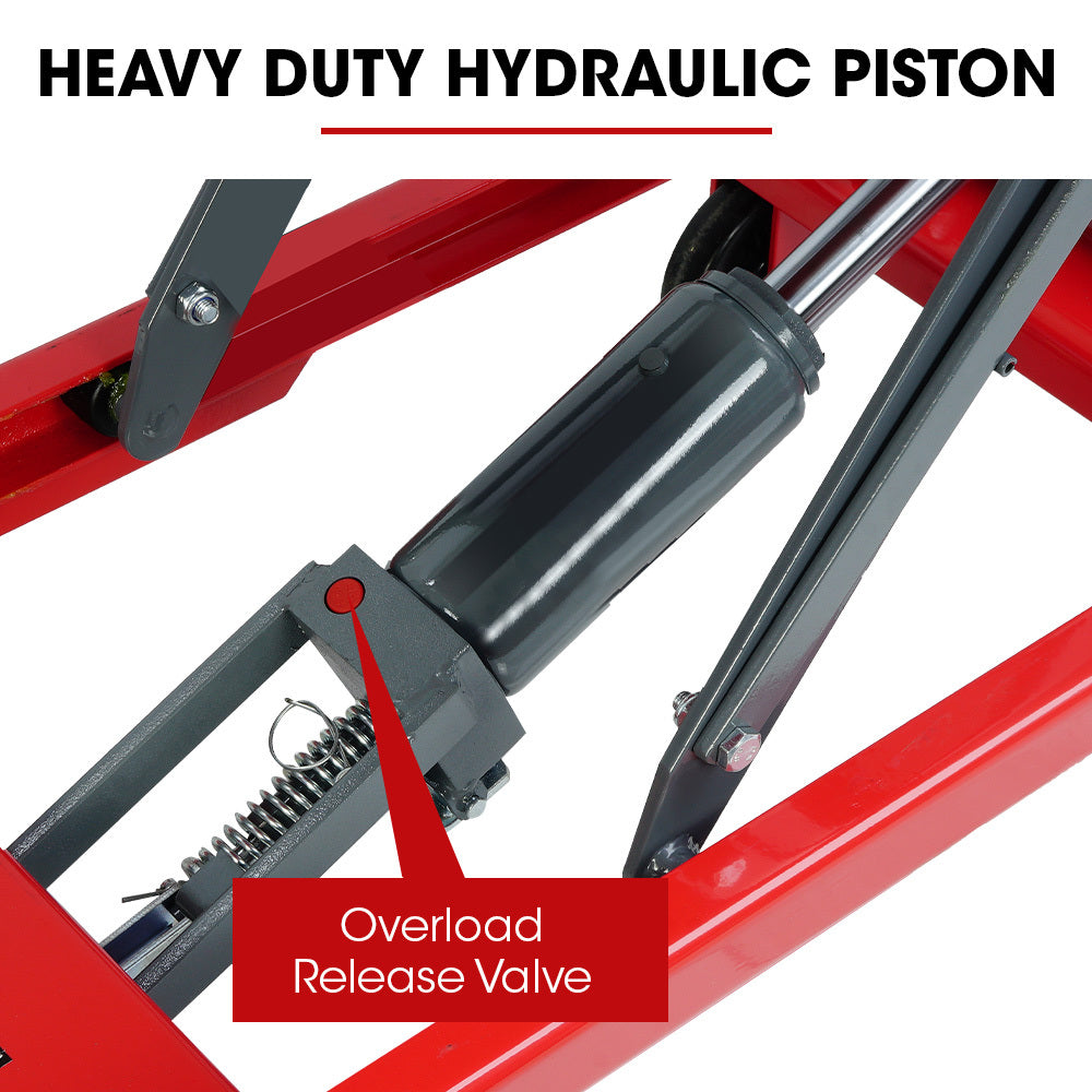 T-REX 500KG Hydraulic Scissor Lift Platform Trolley, Heavy-Duty, for Material Handling V219-VHWLFCTRH5SA