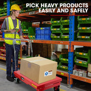 T-REX 500KG Hydraulic Scissor Lift Platform Trolley, Heavy-Duty, for Material Handling V219-VHWLFCTRH5SA