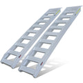 BULLET Pair of 2.3m Aluminium Loading Ramps, 4000kg Total Capacity, Heavy-Duty, Safety Pins, for Car, 4x4, V219-VHWRMPBPA23AX2