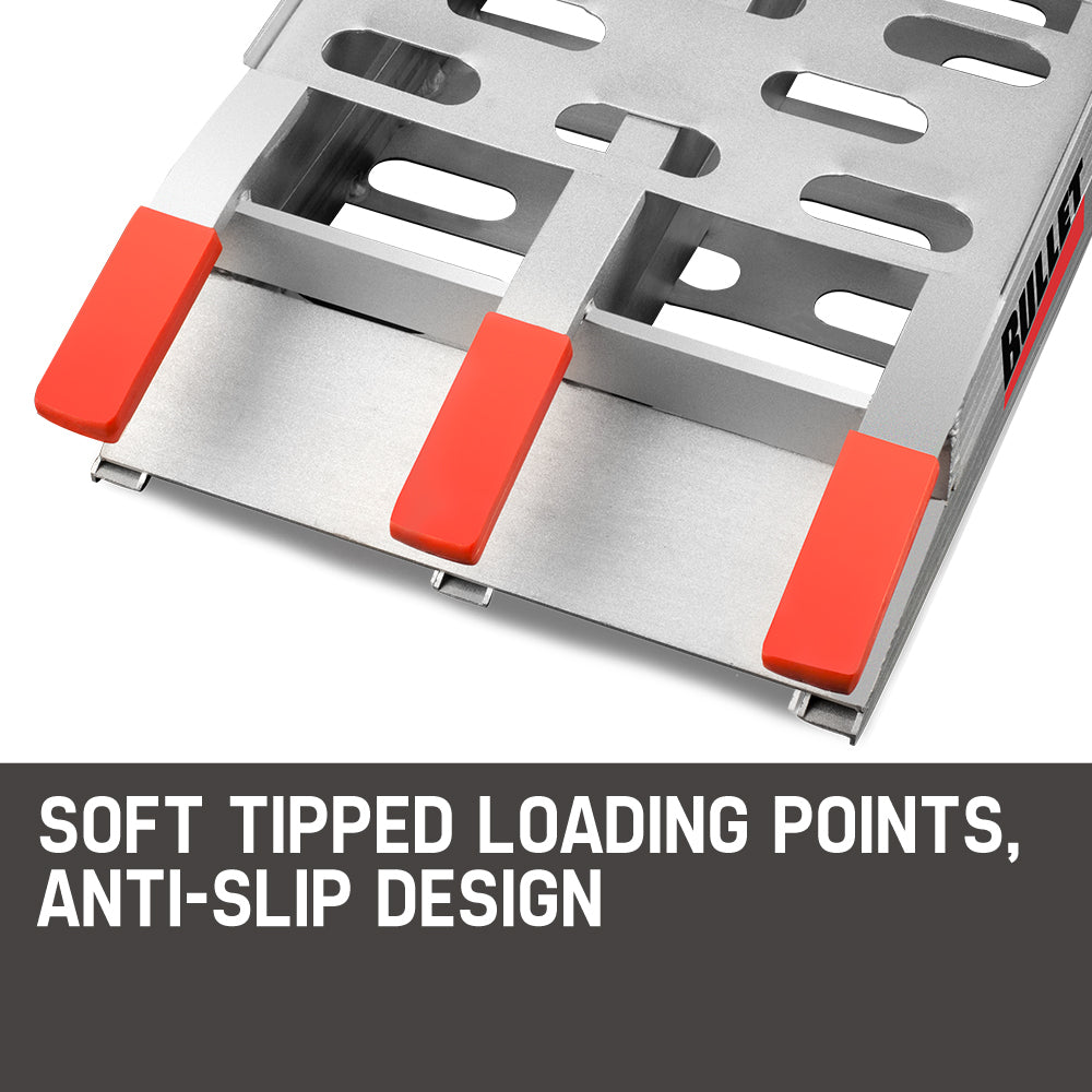 BULLET Pair of 2.3m Aluminium Loading Ramps, 1360kg capacity V219-VHWRMPBU1MLA