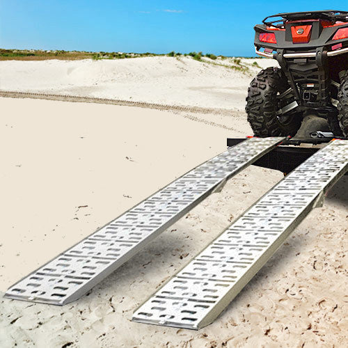 BULLET Pair of 2.3m Aluminium Loading Ramps, 1360kg capacity V219-VHWRMPBU1MLA