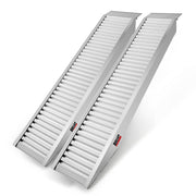 BULLET Pair of 1.6m Aluminium Loading Ramps, 4050kg capacity V219-VHWRMPBU2M0AX2