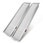 BULLET Pair of 1.6m Aluminium Loading Ramps, 4050kg capacity V219-VHWRMPBU2M0AX2