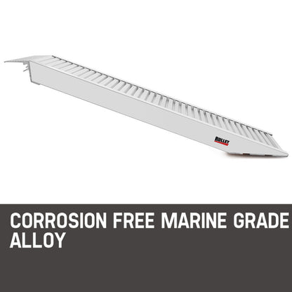 BULLET Pair of 1.6m Aluminium Loading Ramps, 4050kg capacity V219-VHWRMPBU2M0AX2