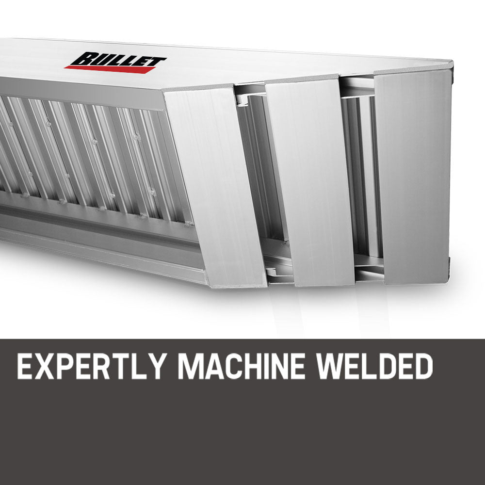 BULLET Pair of 1.6m Aluminium Loading Ramps, 4050kg capacity V219-VHWRMPBU2M0AX2